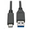 PremiumCord kabel USB-C - USB 3.0 A (USB 3.2 generation 2, 3A, 10Gbit/s) 0.15m ku31ck01bk