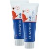 Curaprox Kids 2+ bez fluoridu detská príchuť jahoda 2 x 60 ml