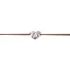 Šnúrkový minimalistický Glosery náramok Srdiečko s iniciálami, chirurgická oceľ, šnúrka 0,8mm Obvod zápästia: iné - uveďte do poznámky (ako zadávate os. údaje), Farba šnúrky: Uveďte do poznámky (ako z