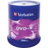 Verbatim DVD+R 4,7GB 16x, 100ks