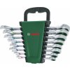 BOSCH 8-dielna súprava kombinovaných kľúčov s račňou 1600A027PS