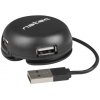 Natec BUMBLEBEE rozbočovač 3x USB 2.0 HUB černý NHU-1330