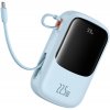 Baseus power banka Qpow Pro+ (P10067103313-00) – Lightning, 2× USB-C, USB-A, 20 000 mAh, 22,5 W, USB-C kábel, modrá KF2332578