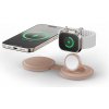 AppleMix SATECHI OntheGo 2v1 bezdrôtová nabíjačka - ružová