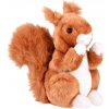 Maskot veverička červená 22 cm plyš 13398