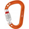 karabína PETZL Rocha Screw-Lock + orange