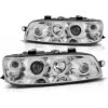 Predné svetlá Fiat Punto 2 99-03 Chrome Angel Eyes