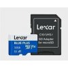 32GB Lexar® Blue Plus microSDHC UHS-I with SD adapter, up to 100MB/s read C10 A1 V10 U1 (LMSBLPL032G-BNANG)
