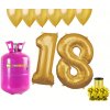 HeliumKing Hélium párty set na 18. narodeniny so zlatými balónmi