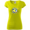 Volejbal lopta v triku - Dámske tričko Pure - 2XL ( Limetková )