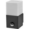 Ledvance | Ledvance - Vonkajšie nástenné svietidlo so senzorom FIGO SQUARE 1xE27/20W/230V | P227450