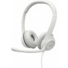 Logitech náhlavná súprava Headset H390, biela