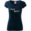 Furt dačo - Dámske tričko Pure - S ( Tmavomodrá (veľmi tmavá - skoro čierna) )