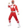 HeliumKing Pánsky kostým Power Ranger - Červený Veľkosť - dospelý: L