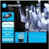 Aigostar B.V. | Aigostar - LED Vonkajšia dekoratívna reťaz 100xLED/8 funkcií 13m IP44 studená biela | AI0474