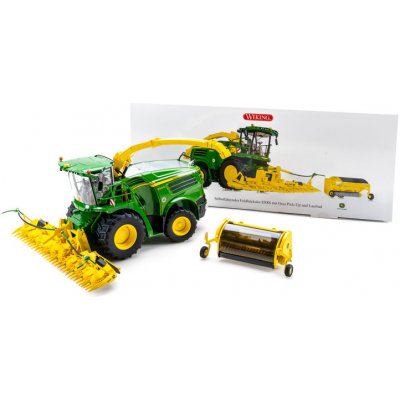 Wiking John Deere 8500i rezačka s 2x adaptérmi 1:32