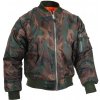 ROTHCO bunda ULTRA FORCE MA1 FLIGHT WOODLAND veľ.3XL