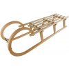 Acra Drevené sane 125 cm Drevené sedadlo