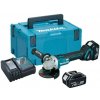 Makita DGA504RTJ Aku úhlová bruska 125mm Li-ion LXT 18V/5,0Ah,Makpac