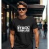 Bullshirt.sk Pánske tričko - Stack Overflow Čierna XL