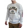 Alpha Industries mikina pánska COLLEGE CAMO Sweater white Farba: biela, Veľkosť: S