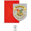 Procos Pozvánky a obálky - Harry Potter Rokfort 6 ks