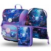 Školský 3 set - aktovka, peračník, vrecko BAAGL Ergo Axolotl - 19 L