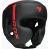Boxerská prilba RDX F6 Kara Head Guard červená