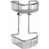 SO - SIDELINE DK1021 - Rohový košík do sprchy dvojitý CHL - chróm lesklý