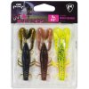 Fox Rage Gumová Nástraha Critters Mixed UV Colour Packs 3 ks-Dĺžka 7 cm