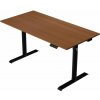 AROZZI herní stůl ARENA NORDICO Dark Walnut/ motorizovaný/ barva deska ořech, nohy černé/ šíře 140cm/ výška 71-115 cm (ARENA-NRD-BOX2-WLN)
