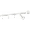 Garniža 19mm obyčajná tyč - 1rad - GABI - biela