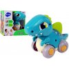 Lean Toys Dinosaurus na kolesách pre najmenších – modrý