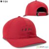 Fox dámska šiltovka Absolute Tech hat, červená, one size