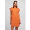 Urban Classics Women's Turtle Extended Shoulder Dress Orange