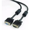 GEMBIRD Kabel VGA prodlužovací 1,8m, černý (HD15M/F, dvojité stínění, feritová jádra)
