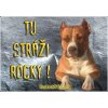 Pozorpes.sk, výstražná tabuľka (Staford Rocky)