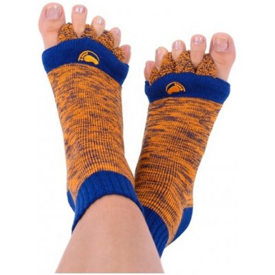 HAPPY FEET Adjustačné ponožky orange/blue veľkosť S