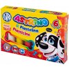 ASTRA ASTRINO Školská plastelína 6 farieb, 303221001