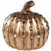 Clayre & Eef Zlatá dekoračná keramická tekvica Pumpkin - 14*14 cm - Clayre & Eef