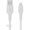 Belkin CAA008bt3MWH Flex Lightning/USB-A, 3m, bílý