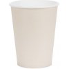Party Papierové poháre béžové 250 ml – balenie 6 ks