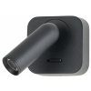 Azzardo LUGANO SQUARE WALL BKAZ5655