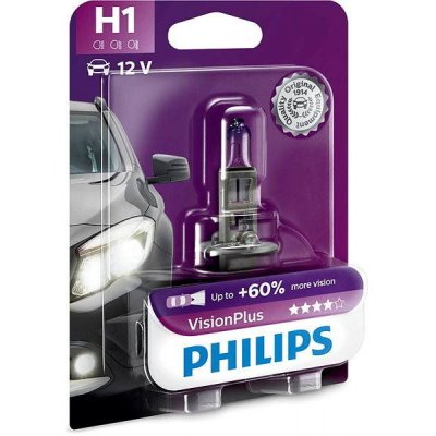 Philips Vision Plus 12258VPB1 H1 P14,5s 55W 12V