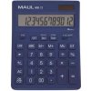 Kalkulačka, stolová, 12 miestna, MAUL MXL 12, modrá