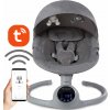 Kidwell Elektrické hojdacie kreslo 2v1 REVE grey/ silver