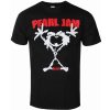 Tričko metal ROCK OFF Pearl Jam Stickman Čierna