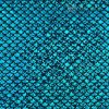 Úplet s metalickou potlačou šupín, tyrkysový 1 m