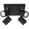 Livarno home Stropné svietidlo (stropné bodové svietidlo, čierne) (100393017)