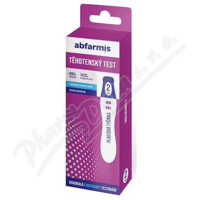 Abfarmis Těhotský test 10mIU/ml 2 ks